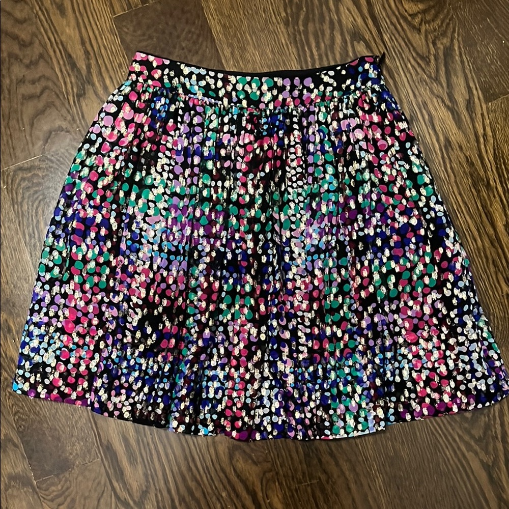 Kate Spade Make Magic Metallic Multi Dot Skirt